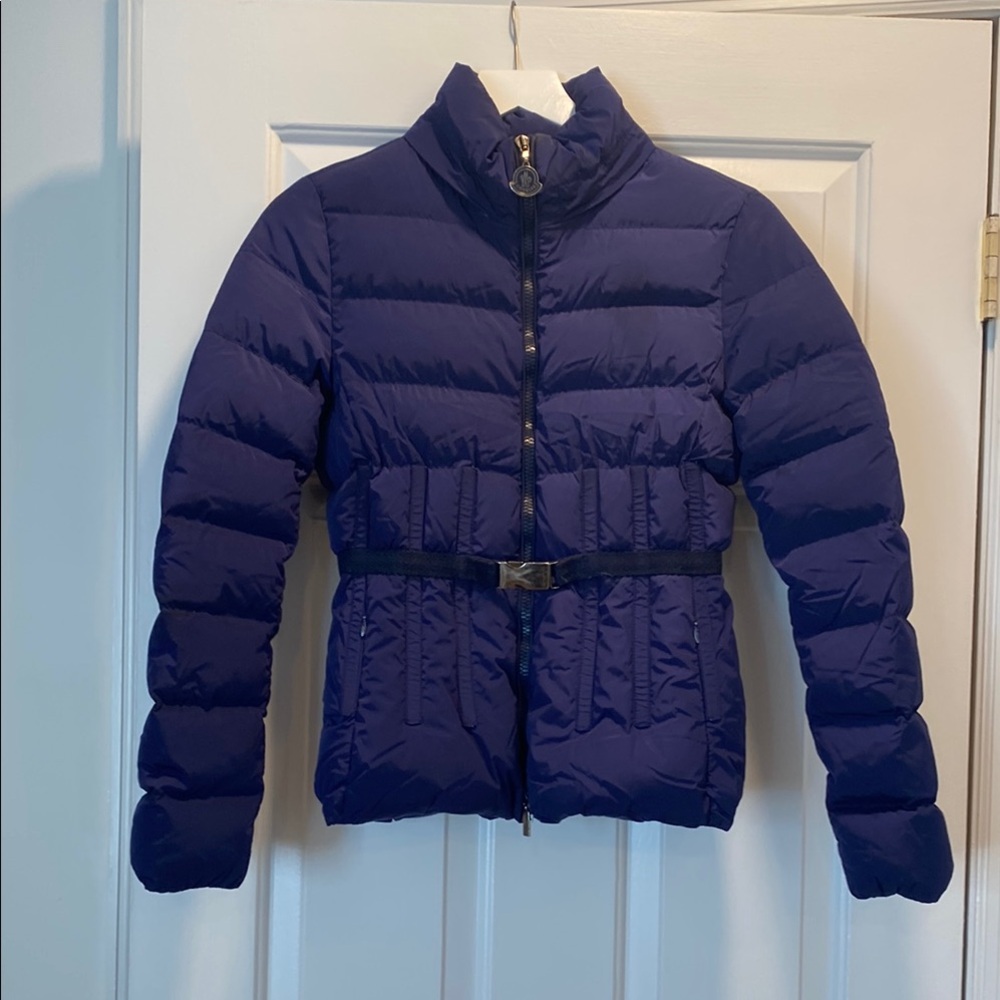 Moncler Navy Puffer Jacket
